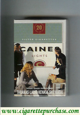 Caines cigarettes Lights collection version